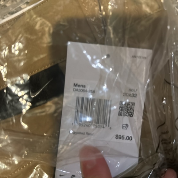 New Nike Dri-Fit Repel 5 Pocket Slim Fit Golf Pants, Dark Driftwood 30/32 - Picture 4 of 5